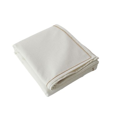 Nappe rectangulaire avec bordure jute LINA TOILINUX