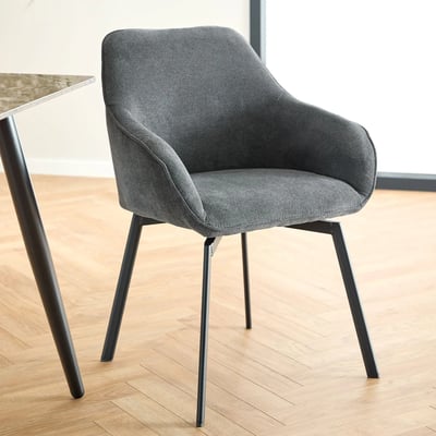 Fauteuils de salle à manger pivotants (lot de 2) - SARA HELLIN, DEPUIS 1862