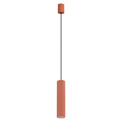 Suspension Aluminium Ocre Rouge LED 1 Ivar EDEN