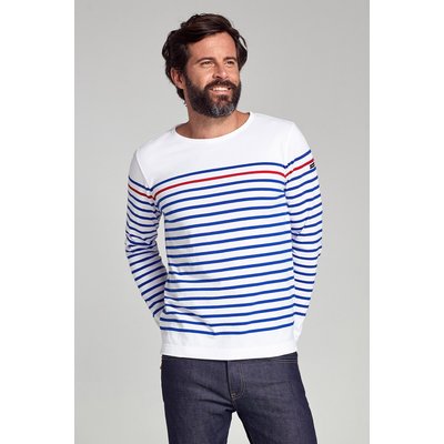 Marinière col bateau en coton épais REMPART ARMOR-LUX