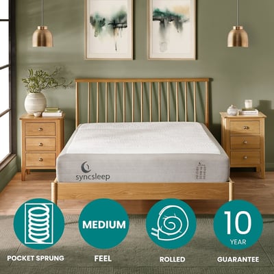 Balance 1000 Comfort Layers Pocket Sprung Mattress SYNCSLEEP