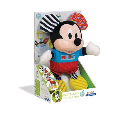 Baby mickey - peluche premières activités CLEMENTONI
