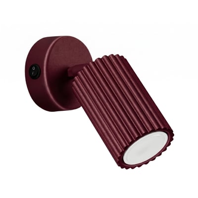 Applique murale Aluminium Bordeaux GU10 1 KARBON EDEN