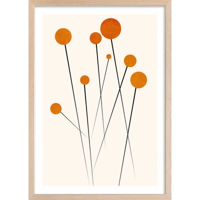 Affiche fleurs Waterflower dancing HEXOA