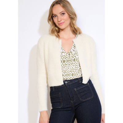 Cardigan court duveteux LOLALIZA