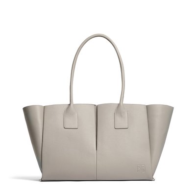 Sac cabas grand en cuir grainé ELENA LE TANNEUR