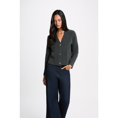 Gilet col rond MORGAN