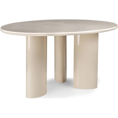 Table à manger ovale effet marbre RIONA RECOLLECTION