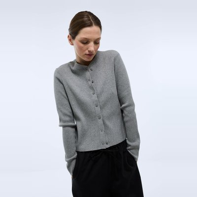 Cardigan à côtes en coton BIO MONOPRIX