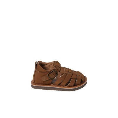 Sandales fermées à boucle cuir VERTBAUDET