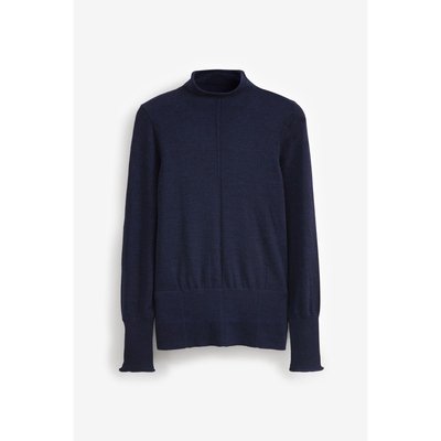 Pull 100 % laine merino haut de gamme à col roulé NEXT
