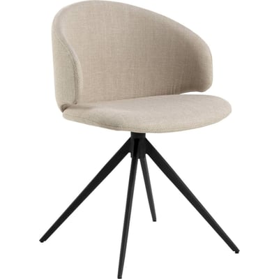 Chaise pivotante AGATELO tapissée, Métal RECOLLECTION