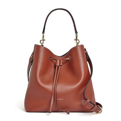 Sac seau grand en cuir grainé LOUISE LE TANNEUR