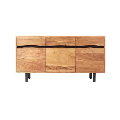 Buffet en bois d'acacia et métal MAHÉ MADE IN MEUBLES 