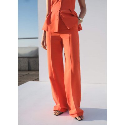Pantalon de costume droit taille normale MANGO