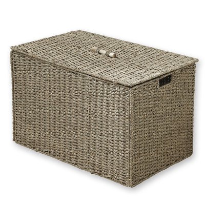Coffre Pliable en Jonc de mer avec couvercle CALICOSY