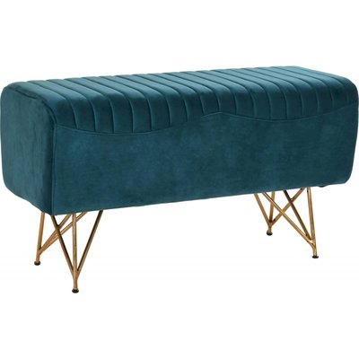 Banc en polyester, pieds en métal, Moderno RECOLLECTION