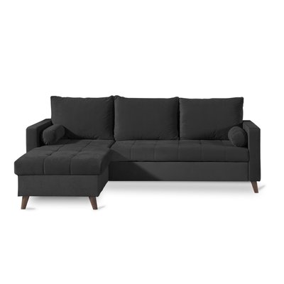 Canapé d'Angle Convertible en Velours 4 places - POLAR LISA DESIGN