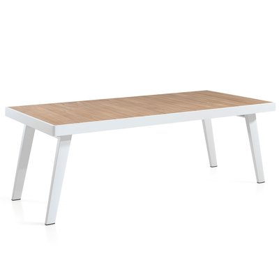 Table de jardin en teck et aluminium, CORSICA GESCOVA