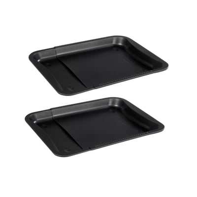 Lot de 2 moules à gâteaux 35-52/32/3 cm Black mettallic Black ZENKER