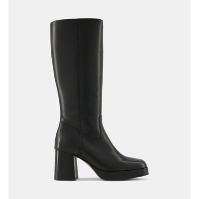 Bottes à plateforme cora cuir GALERIES LAFAYETTE
