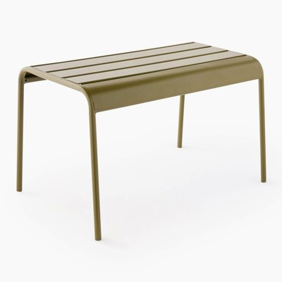 Banc à lattes, 70x39,5x42cm, en métal MONOPRIX