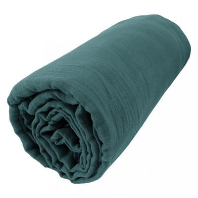 Drap Housse Double Gaze de Coton GAÏA EDEN