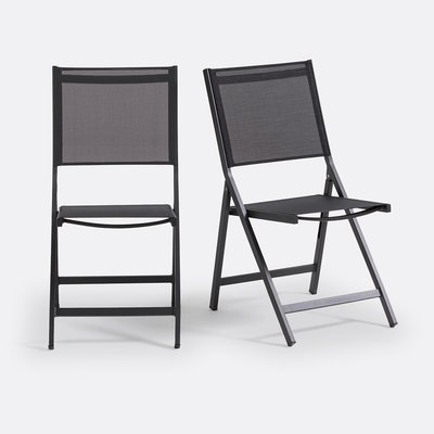 Set van 2 plooibare stoelen, in aluminium, Zory LA REDOUTE INTERIEURS