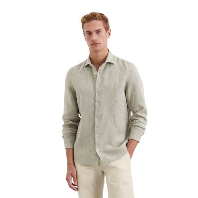 Chemise shaped en pur lin MARC O'POLO