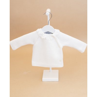 Brassière avec col brodé LA MANUFACTURE DE LAYETTE