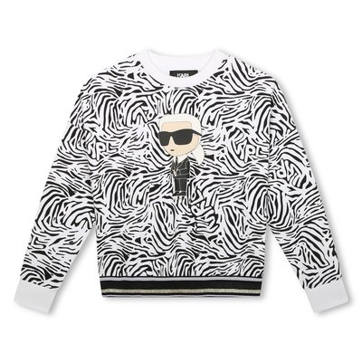 Sweat-shirt motif zébré KARL LAGERFELD KIDS
