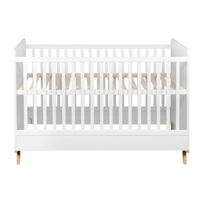 Lit bébé 70x140 cm évolutif en lit enfant Loft White QUAX