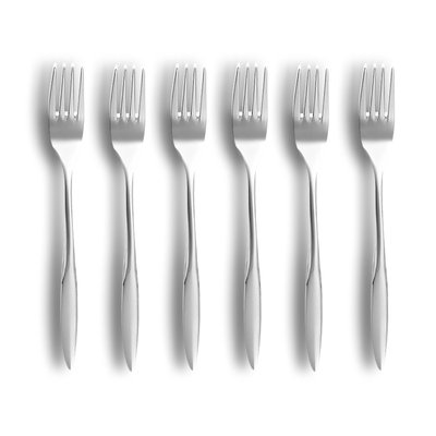 Lot de 6 fourchettes en acier inoxydable, ATHENA OGO LIVING