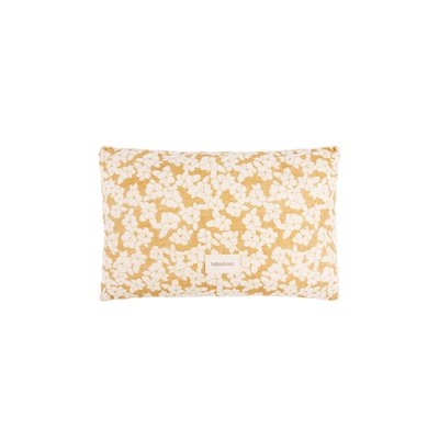 Coussin rectangulaire en double gaze de coton lavé WABI-SABI NOBODINOZ