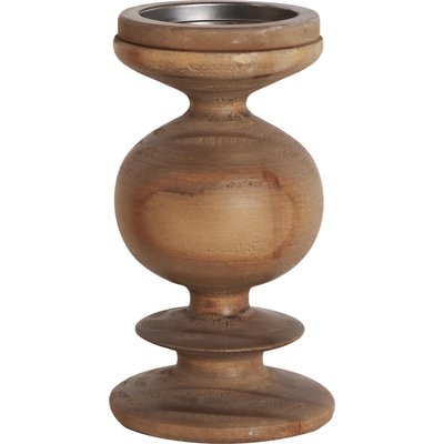 Bougeoir en bois de pin, lot de 2, S.fellih RECOLLECTION
