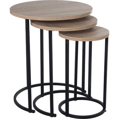 Tables gigognes en bois (lot de 3) RECOLLECTION