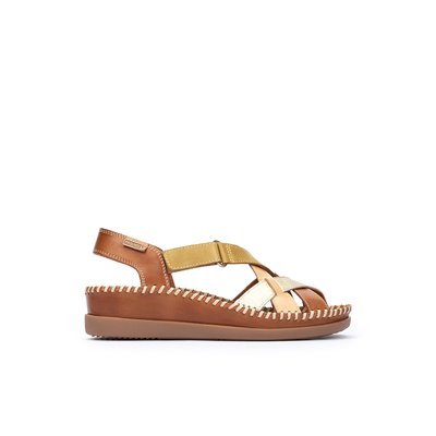 Sandales en cuir talon compensé PIKOLINOS