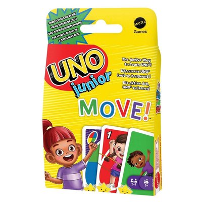 Mattel games - uno junior move - jeu de cartes famille - 3 ans et + MATTEL GAMES