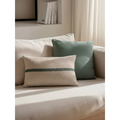 Coussin 100% Coton Rayures -EDA KENAY