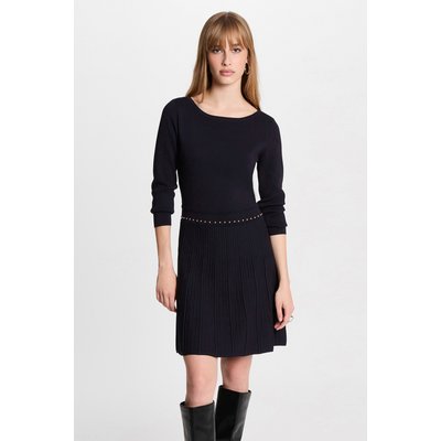 Robe tricot courte trapèze MORGAN