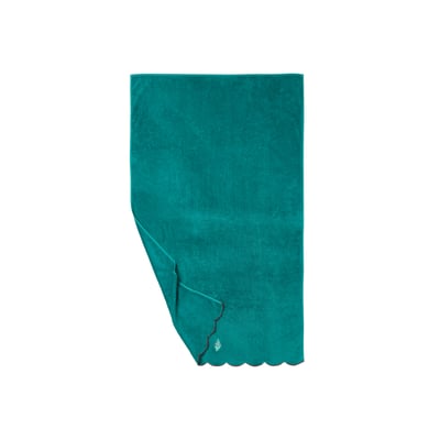 Serviette invité BUNDI CARRE BLANC
