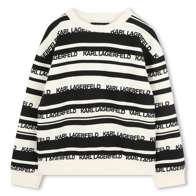 Sweat-shirt rayé KARL LAGERFELD KIDS