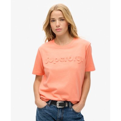 T-shirt décontracté avec logo en relief SUPERDRY