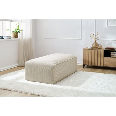 Pouf velours côtelé, MEGEVE BOBOCHIC