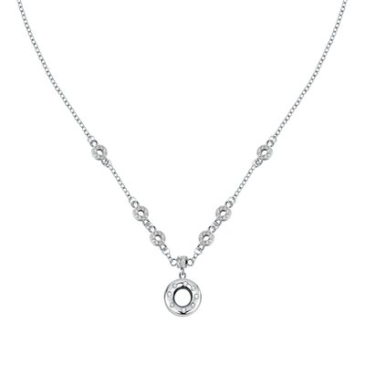 Collier en acier, cristaux BAGLIORI MORELLATO