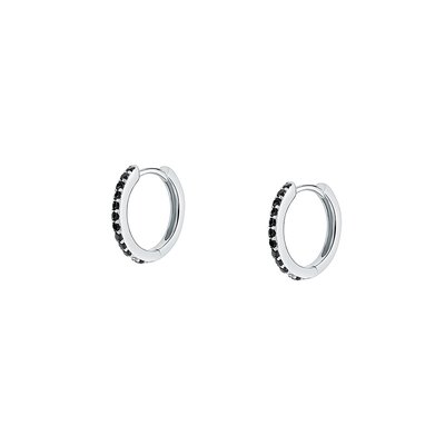 Boucles d'oreilles en argent 925 et oxyde de zirconium CLEOR