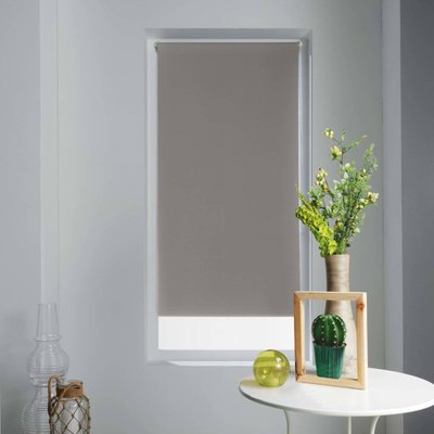 Store Enrouleur Occultant   Taupe DECORATIE