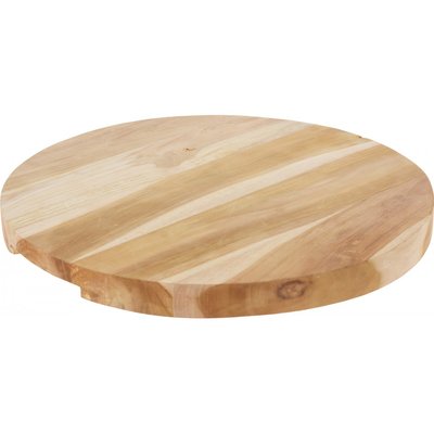 Planche à Découper Ronde en Teck WADIGA