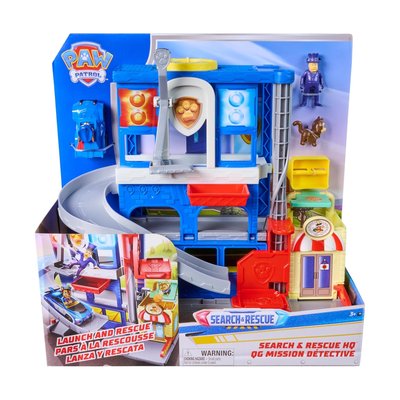 Paw PatrolPoste de police Pup Squad Search & RescueMission détective SPIN MASTER
