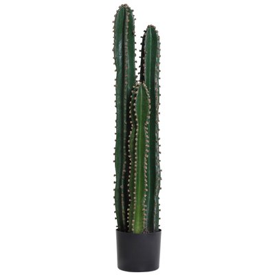Cactus artificiel grand réalisme dim. Ø 14 x 100H cm vert OUTSUNNY